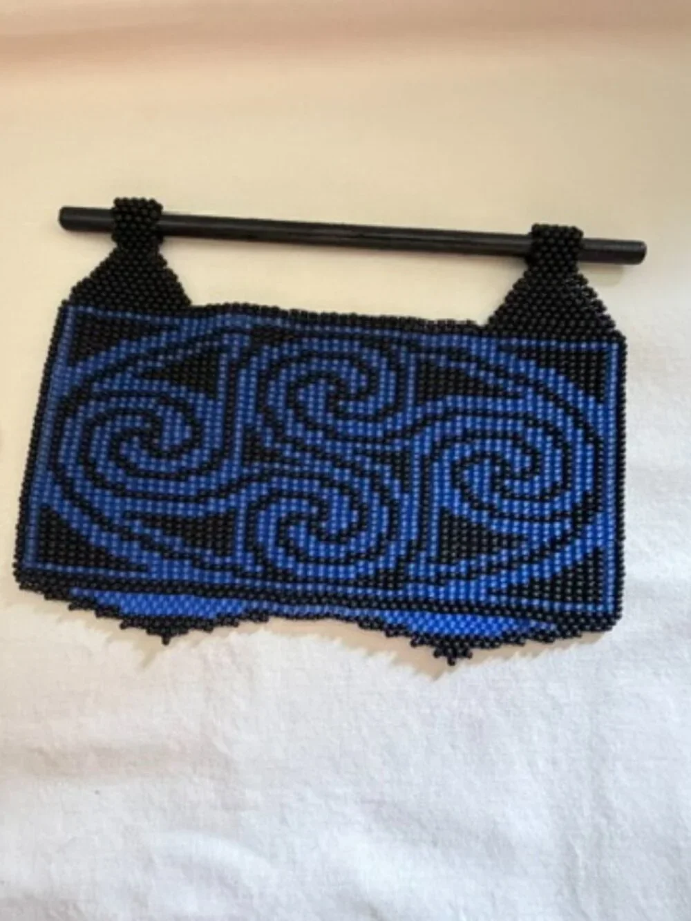 Handmade Woven Bead Art Wall Hanging
